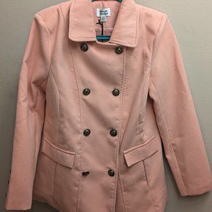 NWT Unique Vintage Pink Squad Peacoat - L/10-12